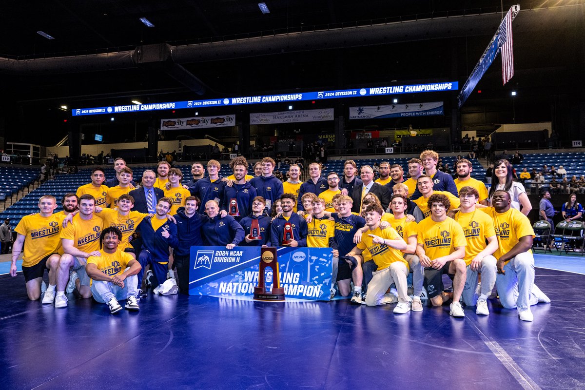 Congratulations 2024 NCAA D2 Wrestling Individual & Team Champions!