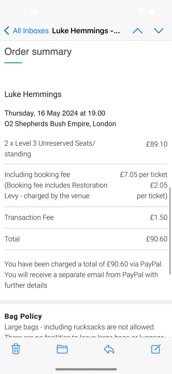 EmilieFilms's tweet photo. @jjkthss Hey! If you happen to be looking for N1 London tickets I’m desperately trying to resell 2 on Twickets - me and my friend were buying at the same time and now we have too many!!! Happy to go direct as well if you prefer xxx

https://t.co/RGDcmM3xp7 https://t.co/mc7vSiSsMy