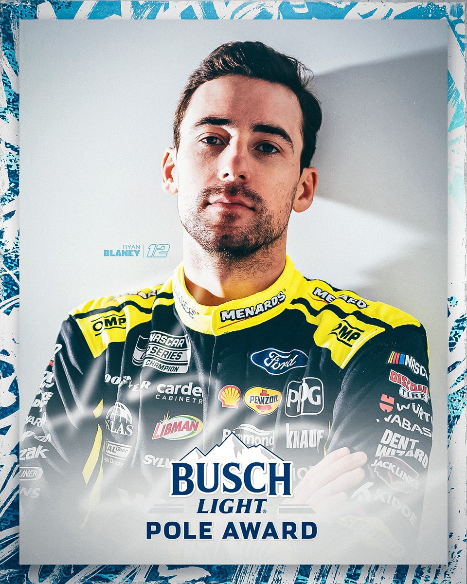 Raylan_Bunn's tweet photo. Congratulations to the 2024 @FoodCity500 Busch Light Pole Winner @RyanBlaney!!!!
#TeamBlaney // #TeamHassler
#TeamPenske
#TeamMenard // #TeamDutchBoy #TeamFordMustangDarkHorse
#TeamFordPerformance
#TeamRoushYatesEngines https://t.co/LzsHOdkSH9