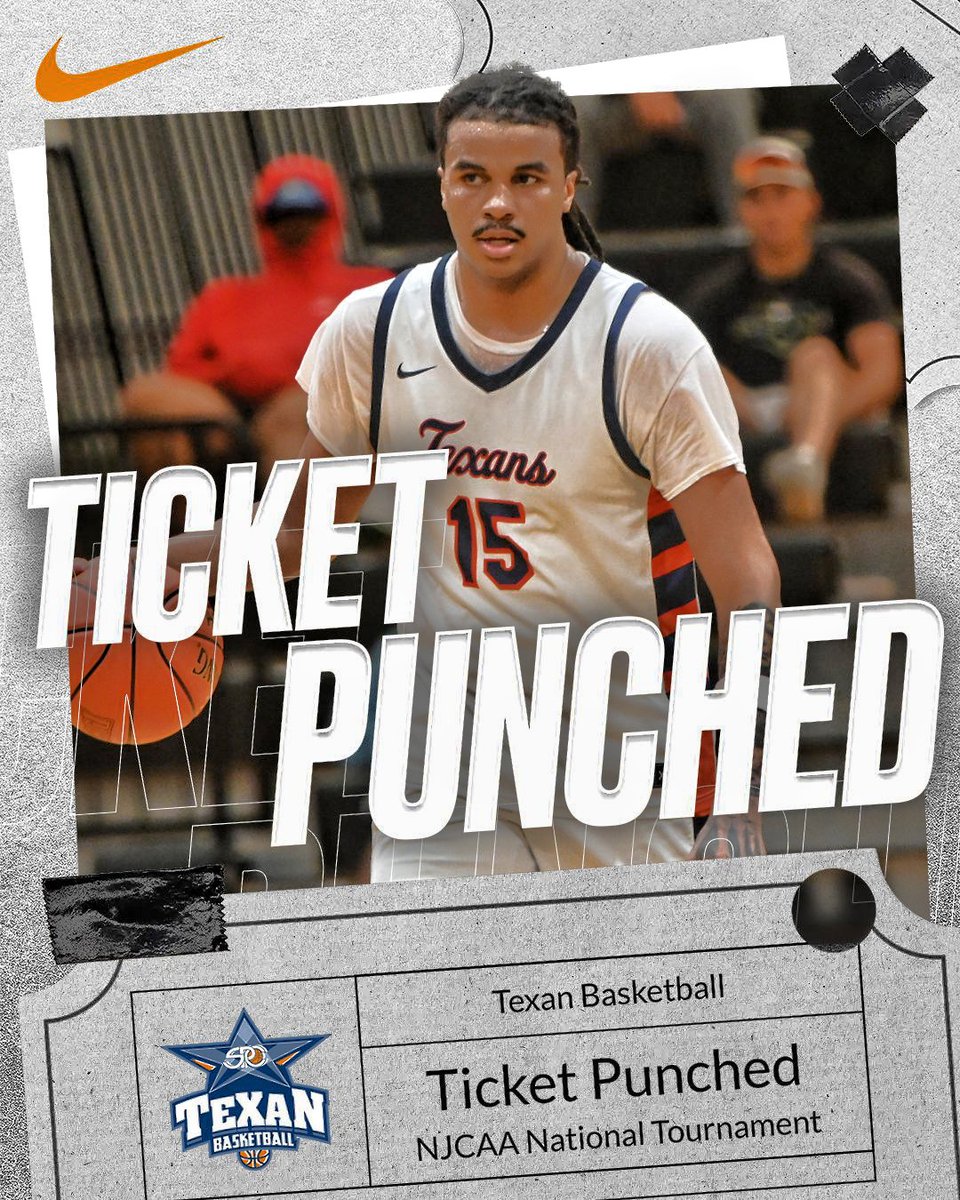 Let's go back to Hutch! South Plains takes down Clarendon 100-98 to capture the Region V title and clinch an automatic bid to the NJCAA Men's Basketball National Tournament! #GoTexans