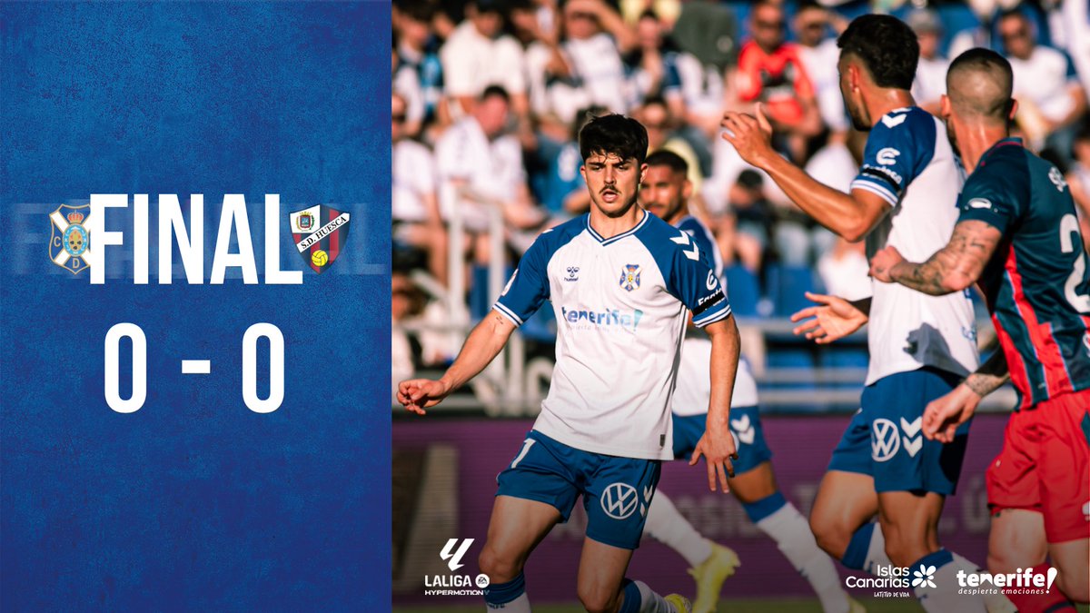 !! Pues así ah quedado el #TenerifeHuesca , el @CDTOficial saca otro puntito q sabe a poco, la afición ya no aguanta a Asier Garitano y otro partido más en casa q se lleva pitada , un gran equipo mal dirigido , ya habran épocas mejores !!🏴󠁧󠁢󠁳󠁣󠁴󠁿🏴󠁧󠁢󠁳󠁣󠁴󠁿
#vamostete
#LALIGAHYPERMOTION