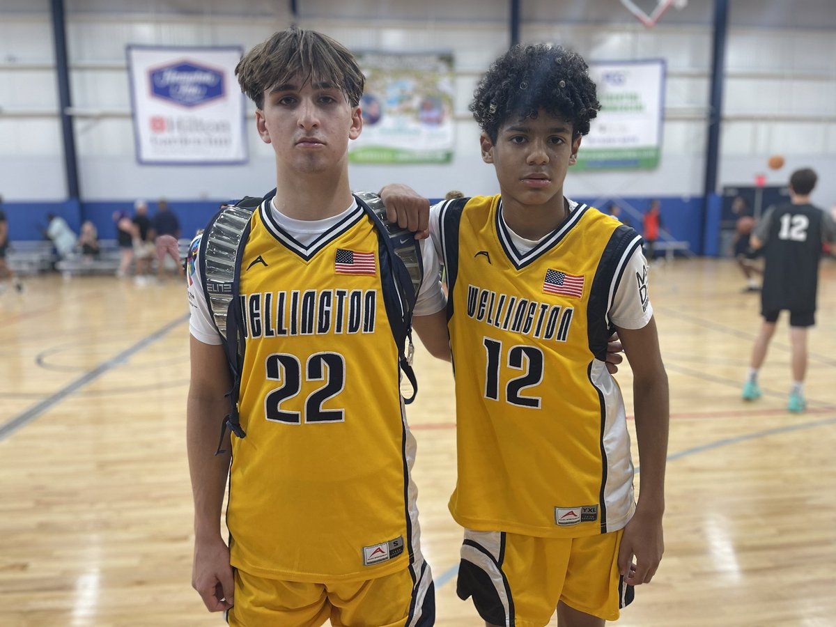 USAmateurBBall's tweet image. TREY GRIFFIN CALLED GAME!

The 8th Grader got the TOUGH AND-ONE to fall, helping the 2028 @WellyWolves get a 57-55 win over Team Gritty.

Griffin finished with 16 PTS, while Logan Lindsey-Hartwig led all with 23 PTS.

#ConradFoss