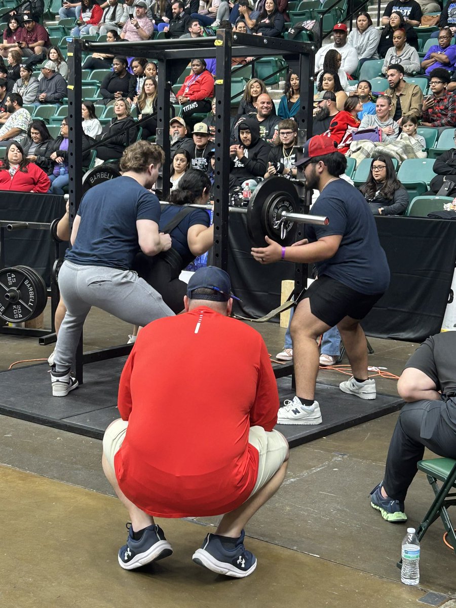 Great day at the state powerlifting meet. @Daira_Najera finished in the top 16 and hit several PR’S today. @NHSTexans @NISDAthletics @Coach_Wall81