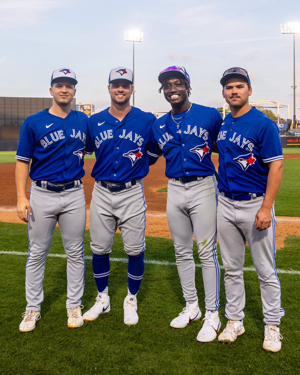 The Future of Canada Baseball 🇨🇦 Canadians Adam Macko, Damiano Palmegiani, Dasan Brown and Sam Shaw all represented the team they grew up cheering for at the inaugural #SpringBreakout!