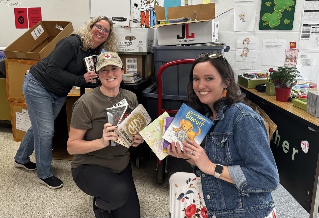 NLES partnered w/Red Cross for a book drive. Ss donated 1247 books so far to be used at military treatment ctr waiting areas “Read While you Wait”. Donations will end 3/29/25. ⁦⁦@north_landing⁩ ⁦@JohnChowns⁩ ⁦@smitherette⁩ ⁦@vbschools⁩ ⁦#VaRedCross