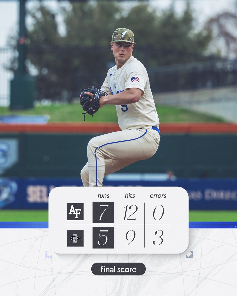 AF_Baseball's tweet photo. Took Game Two, too.

#AmericasTeam🇺🇸 https://t.co/b70Te06O72