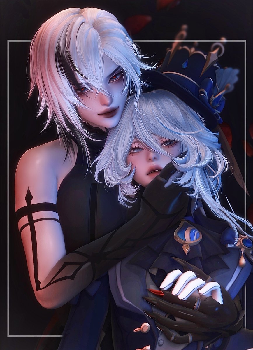 ⠀⠀⠀
⠀⠀⠀ ⠀⠀⠀🤍 · #Arlecchino · #Furina · 🩵
⠀⠀⠀