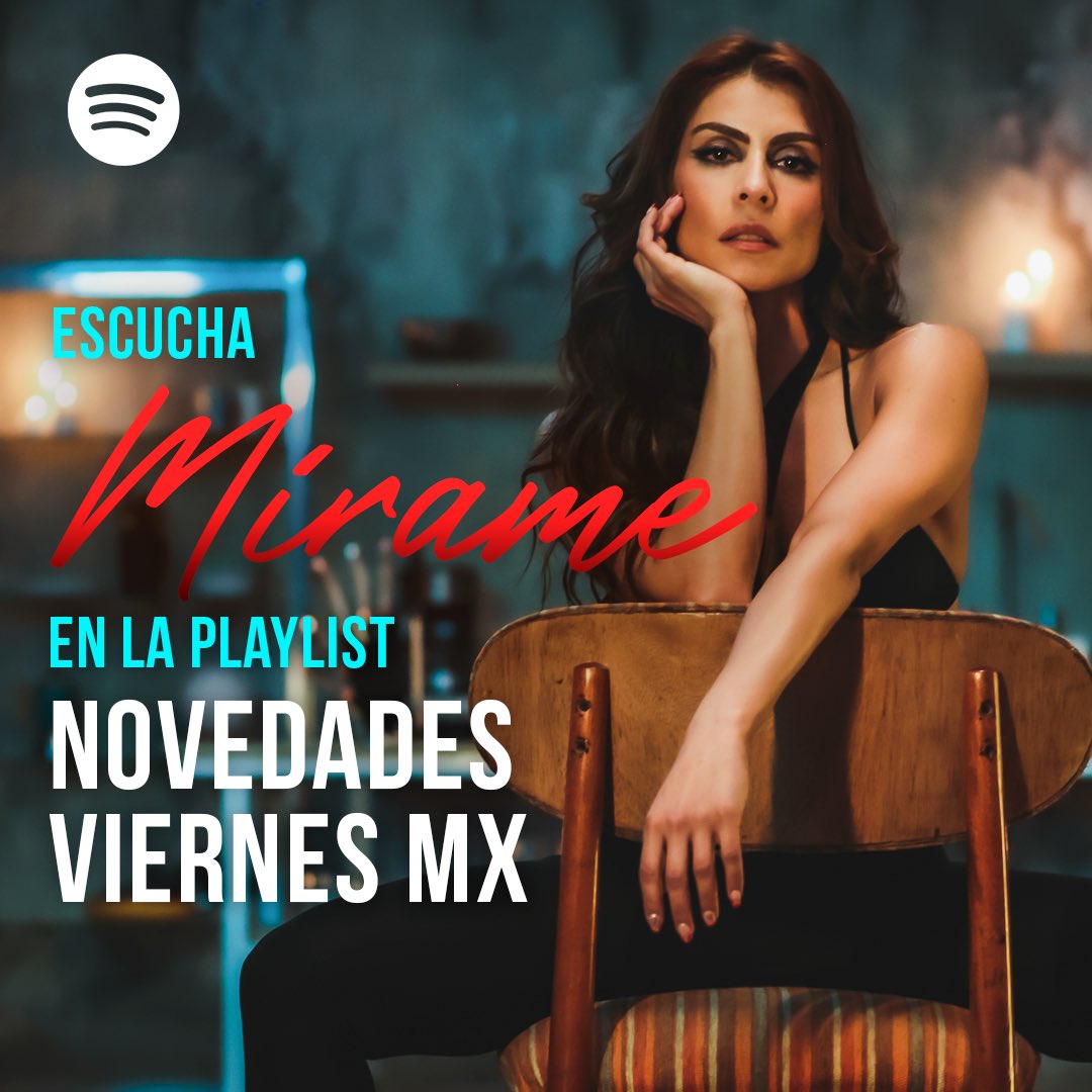 Ya puedes escuchar #Mírame 👀🔥 en la playlist de #novedadesViernes de @SpotifyMexico 💥

open.spotify.com/playlist/37i9d…