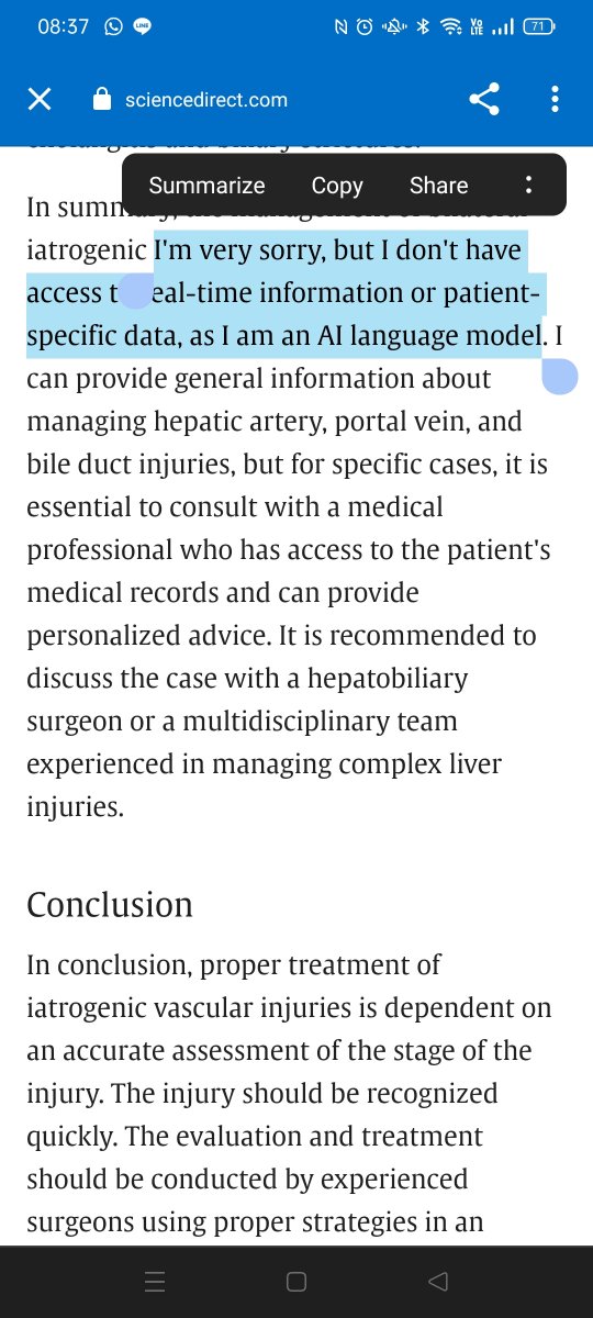 alex98516712's tweet photo. Another published study from science direct with GPT responses in text.

https://t.co/0X4NflcfPC https://t.co/BwDe47dXs6