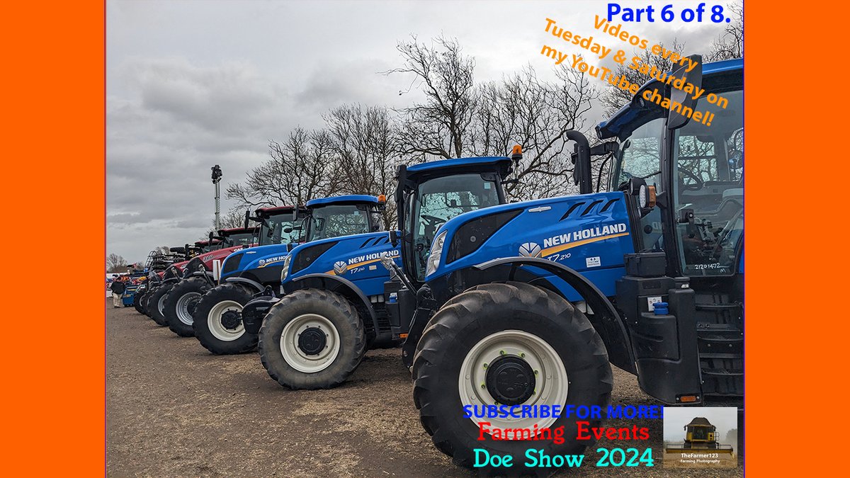 TheFarmer123YT's tweet image. Farming Events - Doe Show 2024: Used tractors &amp;amp; combines. Video live on my channel - Check it out youtu.be/LTB-PMIP-A0 Thanks 👍😃 #NewHolland #Case #DoeShow #Farming #FarmingPhotography #Agriculture