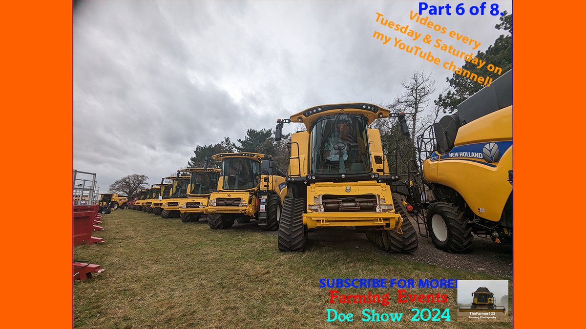 TheFarmer123YT's tweet image. Farming Events - Doe Show 2024: Used tractors &amp;amp; combines. Video live on my channel - Check it out youtu.be/LTB-PMIP-A0 Thanks 👍😃 #NewHolland #Case #DoeShow #Farming #FarmingPhotography #Agriculture