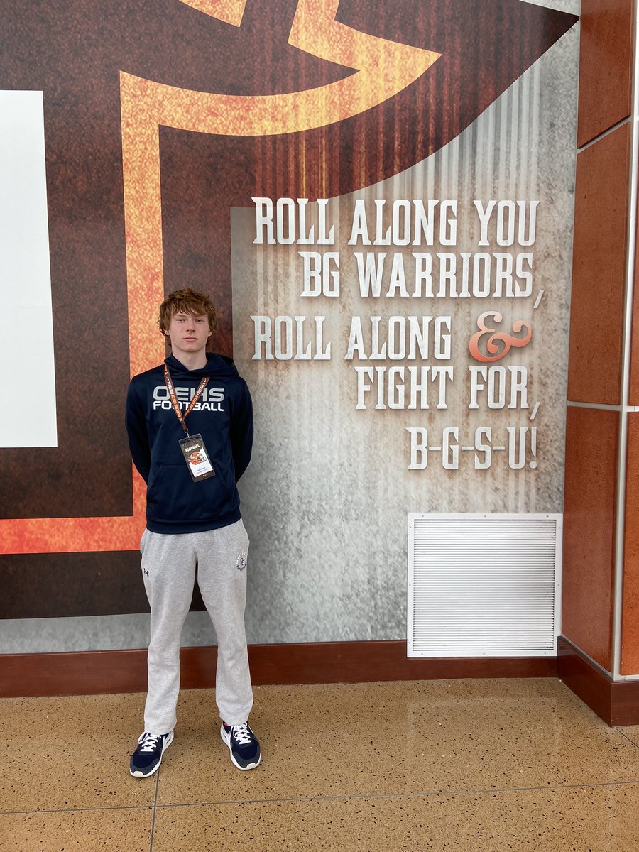 Andrew Pohlman (@andrewpohlman20) on Twitter photo I had a great time at <a href="/BG_Football/">BGSU Football</a> today. Thank you for the invite. It was great to see the campus and facilities.
<a href="/CoachLoefflerBG/">Scot Loeffler</a> <a href="/Coach_Jackson/">Derrick Jackson</a>
<a href="/OEHSfootball/">Oswego East Football</a> <a href="/CoachLeBlanc1/">Tyson LeBlanc</a> @CoachRiceOE <a href="/coach_schmitty/">Joe Schmitt</a> I had a great time at <a href="/BG_Football/">BGSU Football</a> today. Thank you for the invite. It was great to see the campus and facilities.
<a href="/CoachLoefflerBG/">Scot Loeffler</a> <a href="/Coach_Jackson/">Derrick Jackson</a>
<a href="/OEHSfootball/">Oswego East Football</a> <a href="/CoachLeBlanc1/">Tyson LeBlanc</a> @CoachRiceOE <a href="/coach_schmitty/">Joe Schmitt</a>
