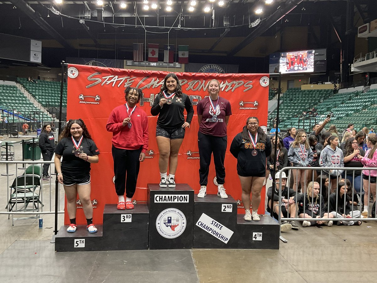 thswpa's tweet photo. CHAMPIONS!! Congratulations to our 2024 THSWPA 5A Large 198LBS State Champions!! #thswpa https://t.co/blJgIYIDoD