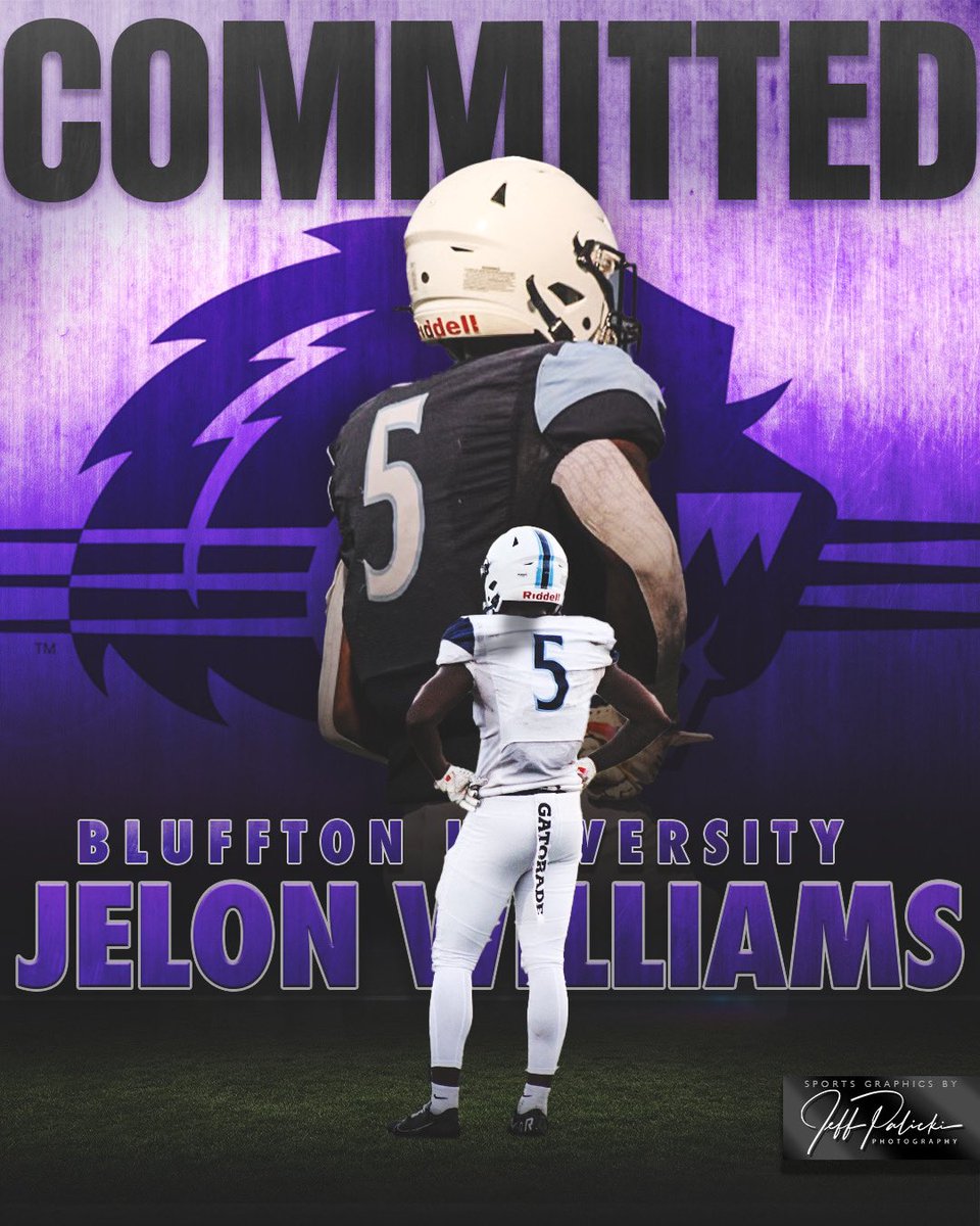 jelon_williams's tweet photo. I want to start by thanking god for this opportunity as well as thank @Hawks4Football for helping me achieve my goals as I am blessed to announce I’ve committed to Bluffton University. @coach_shank05 @BluftonFB https://t.co/TO11bjlX4f