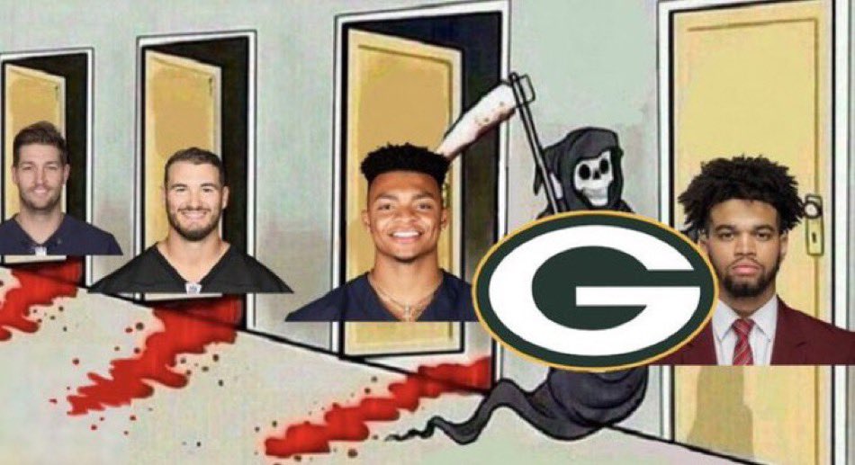 RELAXasf's tweet image. with justin fields out, caleb next.