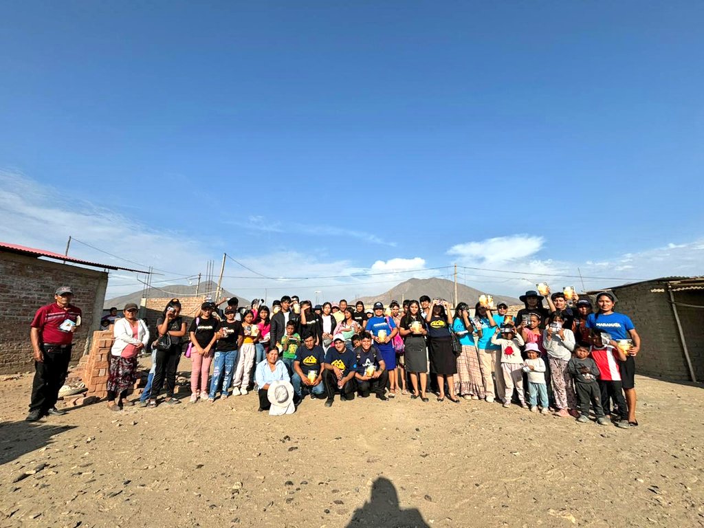 AdventistaMiCOP's tweet photo. ✨Tarde Misioneras 🫂
Jóvenes de Chimbote E , salen a visitar a sus estudiantes de la biblia y amigos de esperanza.
Llevan consigo no solo el alimento espiritual sino también alimento material 💙
#GYD24 #DiaMundialJA https://t.co/gUsiAWqK6F