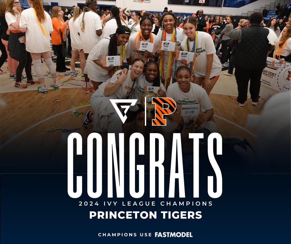 FMS_Software's tweet image. It&apos;s ring season! 💍 @PrincetonWBB are Ivy League Tournament Champs! 💃🏆

#ChampionsUseFastModel