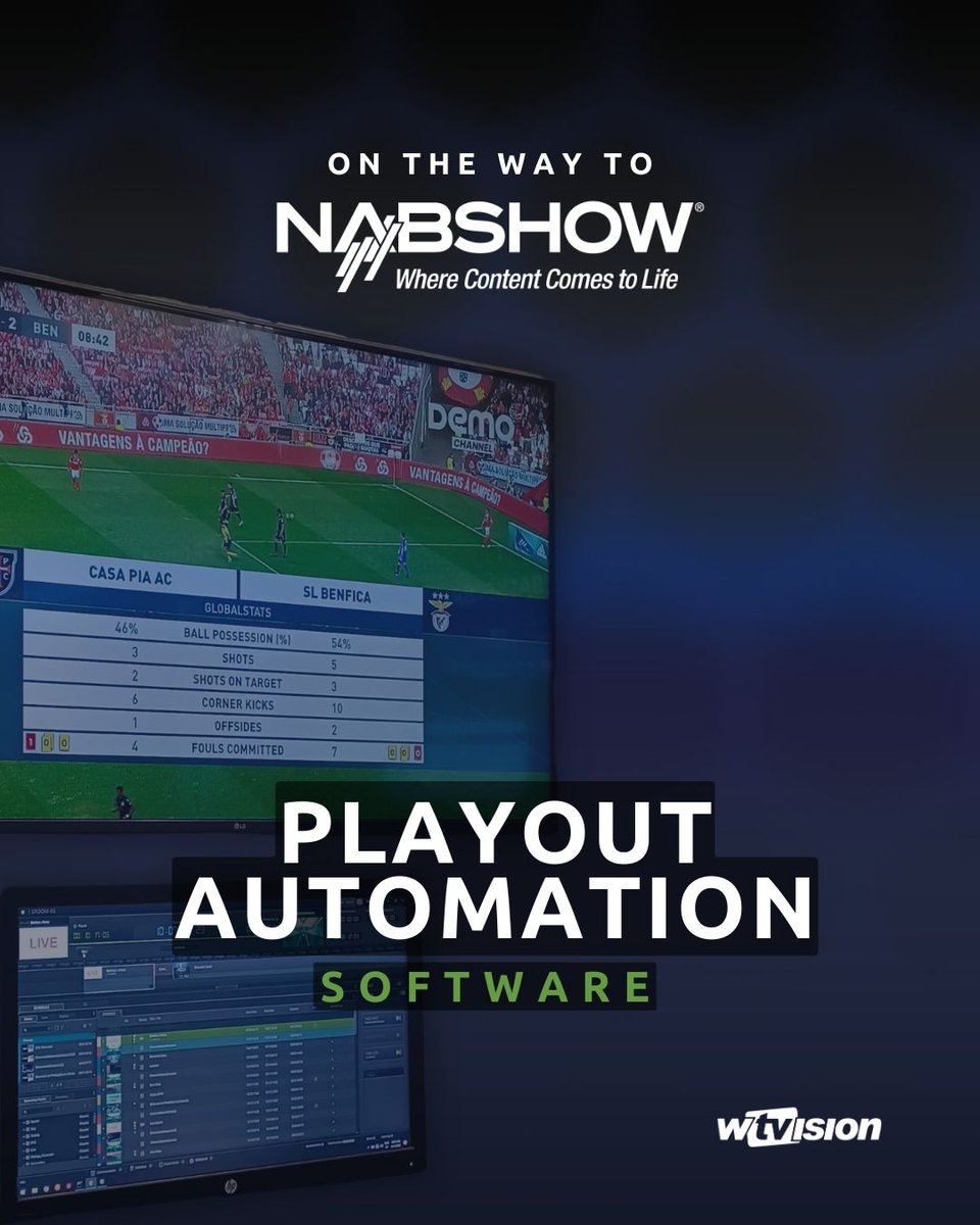 wtvision_'s tweet photo. ON THE WAY TO #NABSHOW 📺
The countdown to @NABShow has already started, and #wTVision experts will showcase the capabilities of #ChannelMaker, our #PlayoutAutomation software, at Booth SL3081.

👉 Book your meeting now: https://t.co/PGTnjkRGqr

#NABShow2024 #Technology https://t.co/2Gvys4IgiM