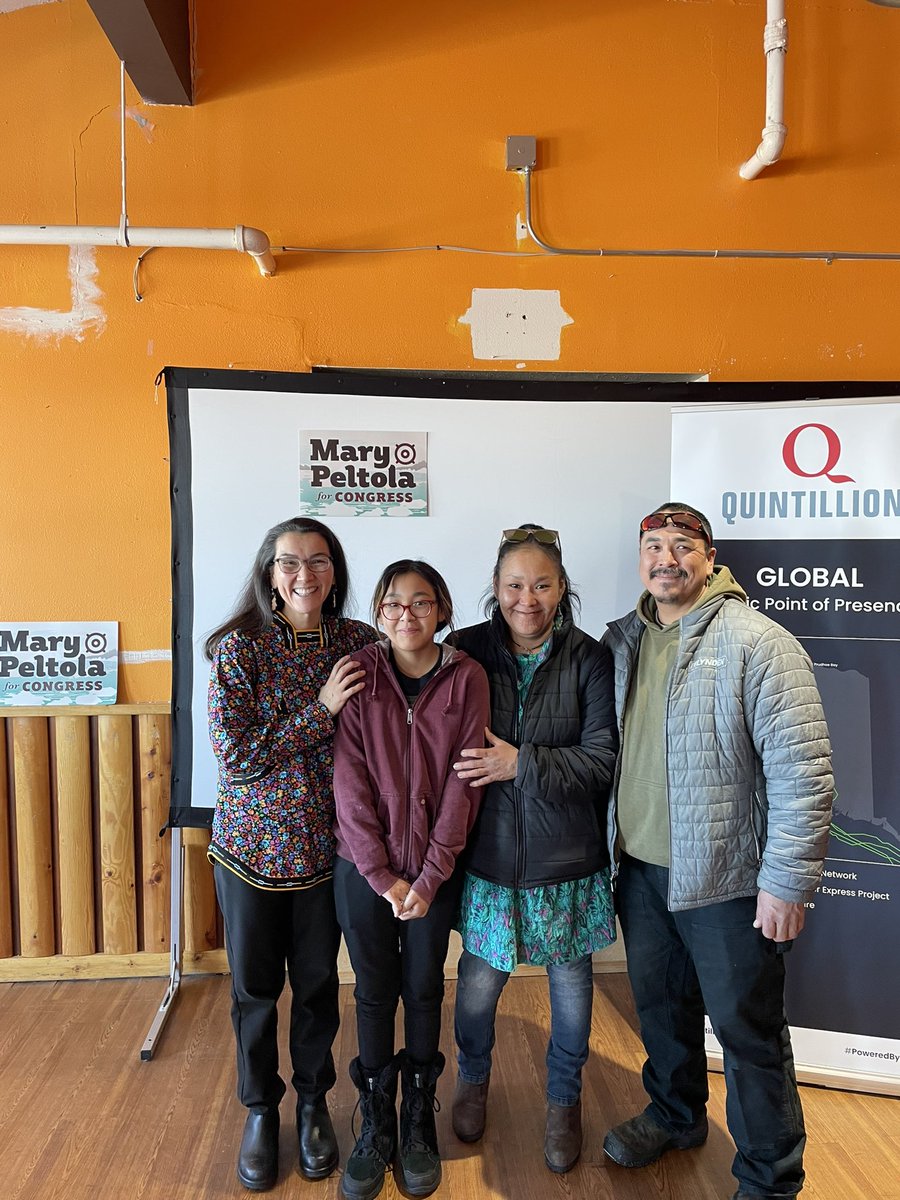 MaryPeltola's tweet image. It was amazing meeting with some of my supporters in Bethel yesterday! It’s always nice to get back and see community members in the place I call home.