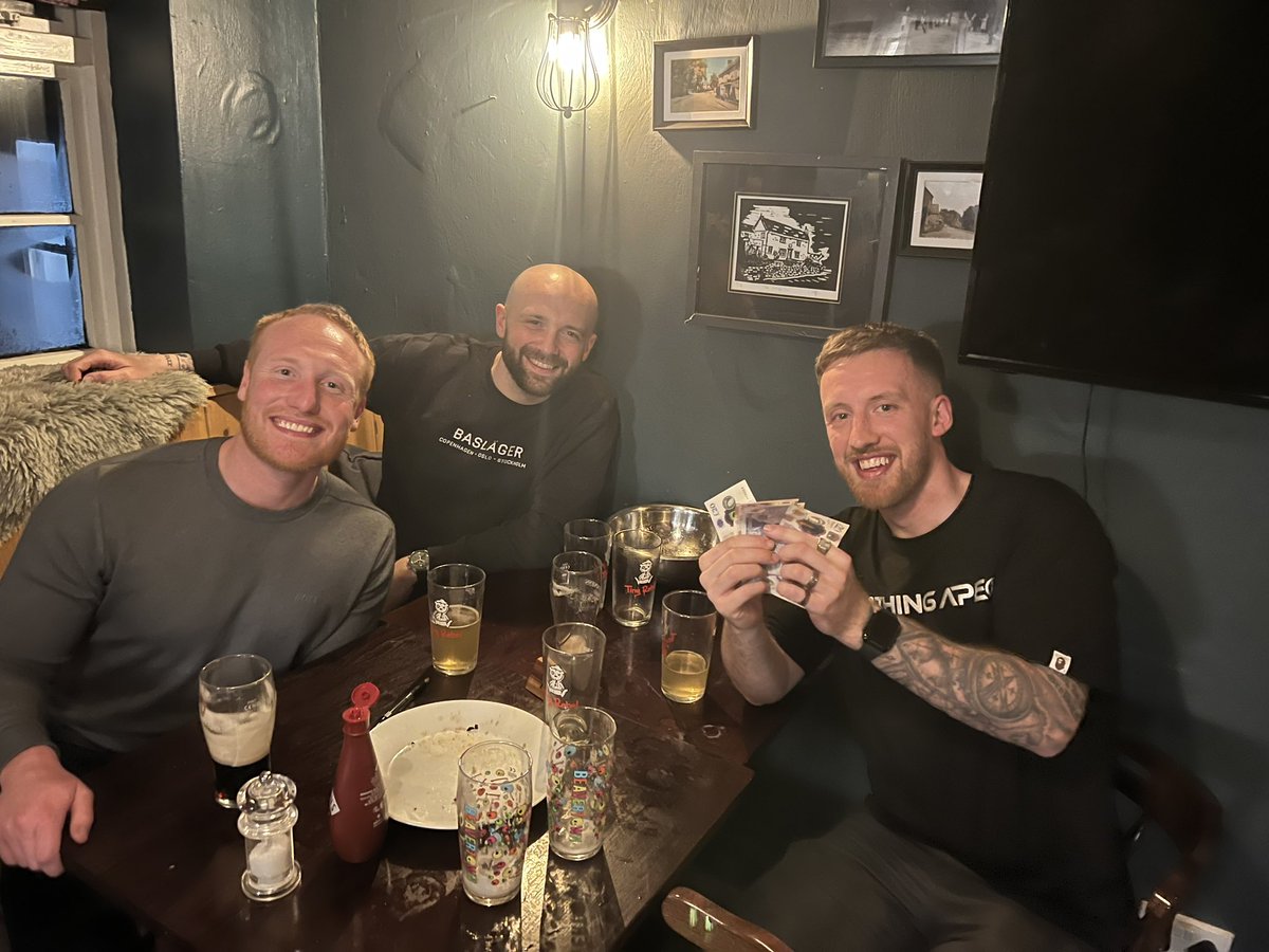 1st Prize goes to - Badlies and Whiteman an impressive score of 65, some say Google, some say age, back 5 on fire, a voucher at <a href="/SpottedHolbrook/">The Spotted Cow</a> the spoils