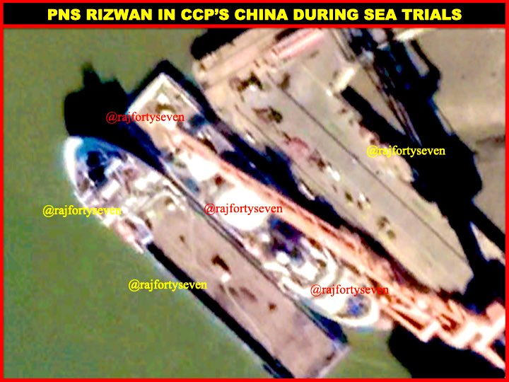 rajfortyseven's tweet photo. #Pakistan #TerroristNation
#PakistanNavy gets its first missile range instrumentation ship #PNSRizwan.
#CCP’s #China has provided them with all technically advanced instruments like #LPAR &amp; #lasers that can not only monitor #India’s rocket launches but also interfere with those. https://t.co/AzXtyOKr3I