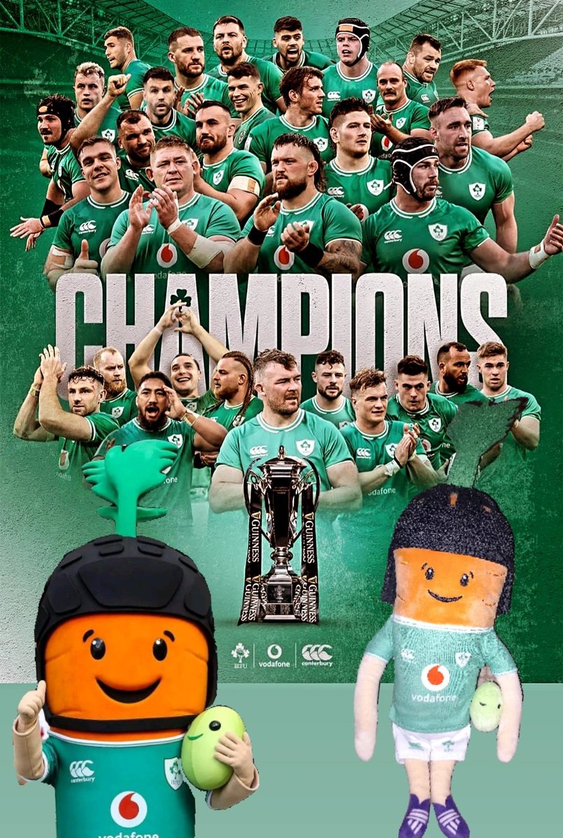 Delighted for #Ireland and our amazing Rugby Team 🇮🇪 our @Aldi_Ireland Kev has always been our Lucky Mascot here and wanna wish all the best Paddy's Day Weekend 🇮🇪☘️🇮🇪🍀🇮🇪☘️🇮🇪 #IrishRugby #kevinthecarrot #StPatricksDay