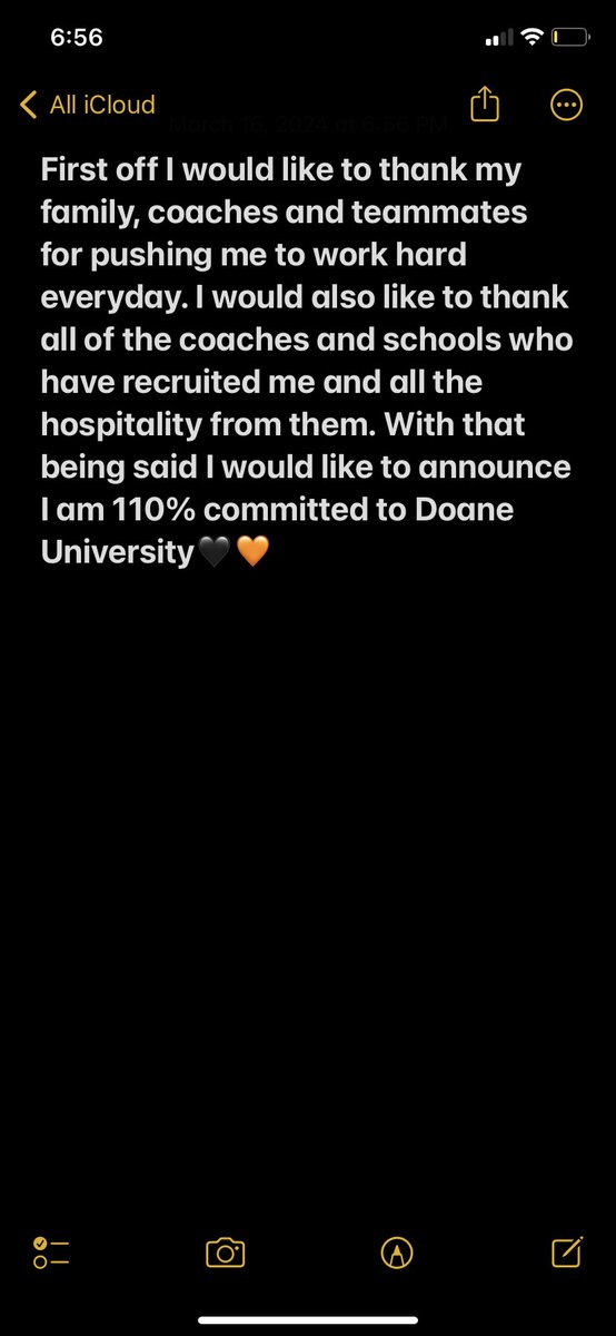 ChristianMears3's tweet photo. 110% Committed 🖤🧡 @DoaneFootball @jj5151 @_CoachTidwell https://t.co/WMj4kDvh19