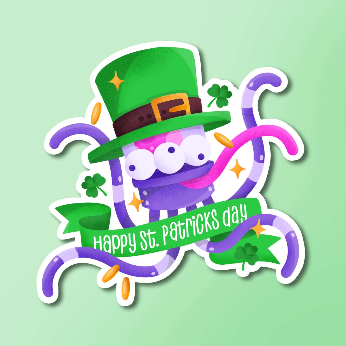 🍀 Licky the Leprechaun is here to wish you a Happy St. Patrick's Day 🍀 

May luck be on your side as you explore the #Gotchiverse and help Licky escape!