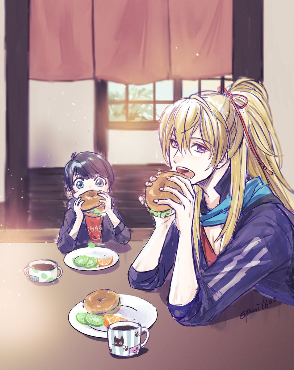 puni@刀さに原稿中 tweet media