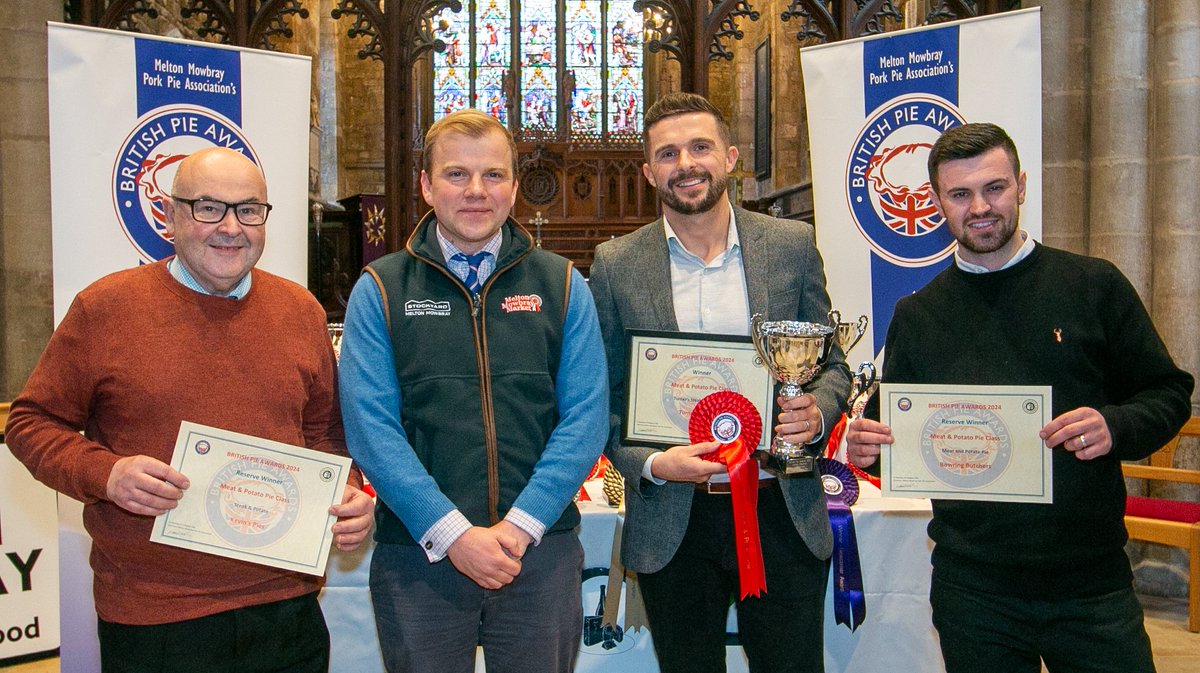 British Pie Awards (@britishpies) on Twitter photo Delighted that <a href="/MeltonLivestock/">Melton Livestock</a> sponsored the Meat & Potato Pie Class in the recent British Pie Awards. The Class Winners were Turner's Pies Ltd. Delighted that <a href="/MeltonLivestock/">Melton Livestock</a> sponsored the Meat & Potato Pie Class in the recent British Pie Awards. The Class Winners were Turner's Pies Ltd.