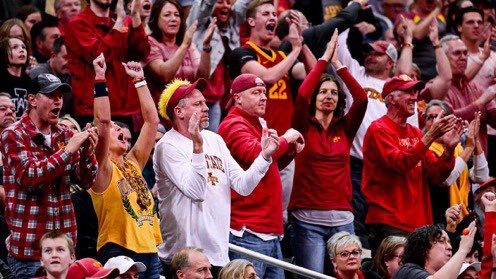 BarstoolBig12's tweet photo. Iowa State home court records 2024:

Hilton Coliseum: 18-0

Hilton South: 3-0

@BarstoolISU https://t.co/BpQNWhY2Od