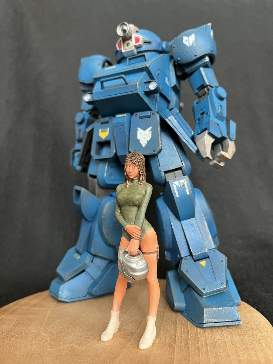 Jack08102's tweet photo. #ボトムズ
#スコープドッグ
#ストライクドッグ
1/24スコープドッグとストライクドッグ完成。並べらるの良いです。サイズ感、作りやすさ、ギミック、満足です。マシーネン のフィギュアと絡ませるのも楽しい。 https://t.co/1wMqtcOgxE