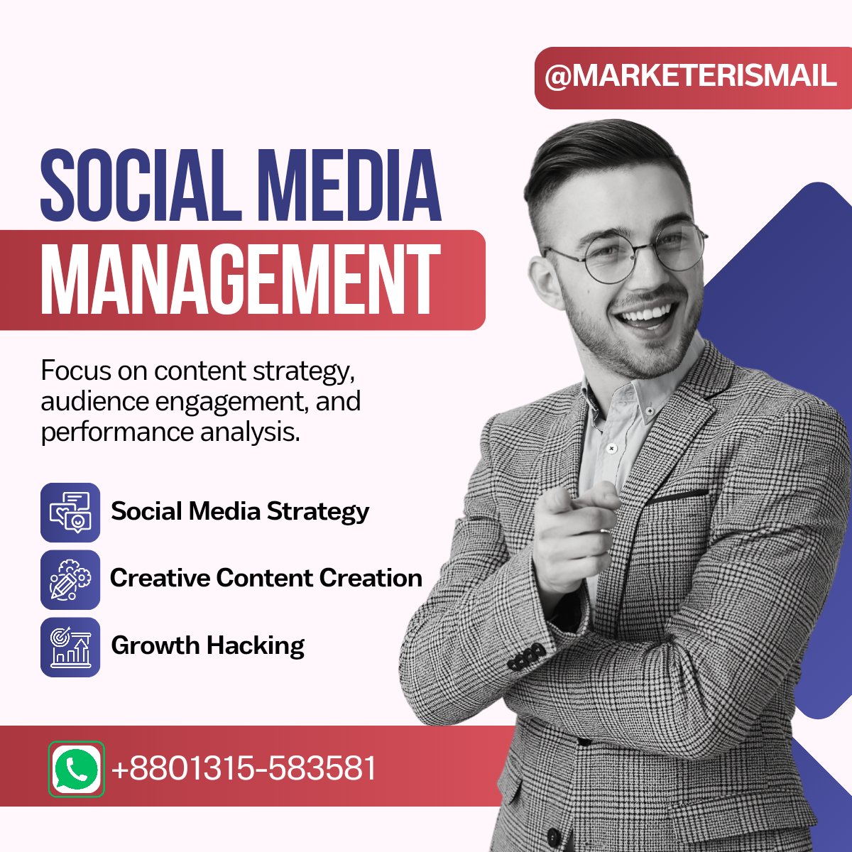 Is Your Social Media Strategy Stuck in 2023?
Feeling overwhelmed by the ever-changing social media landscape? You're not alone! As a skilled digital marketing expert specializing in social media management, I see it all the time.
#socialmediamarketing #Marketerismaail