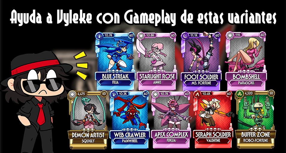 vyleke's tweet photo. Chicos, necesito su ayuda:
Agradecería si pudieran poner un gameplay de 1 pelea  que hagan usando a estas variantes mostrando su habilidad con buena calidad para utilizarlos en un video.
Solo colóquenlo aquí en los comentarios y daré créditos de clips que utilice
Muchas Gracias https://t.co/rAmB1fwfSA