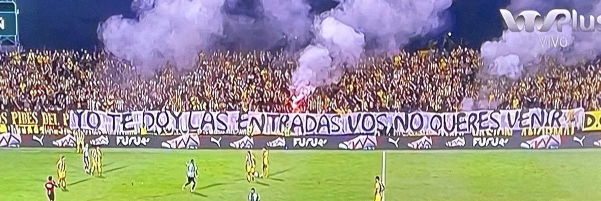 YO TE DOY LAS ENTRADAS VOS NO QUERES VENIR.