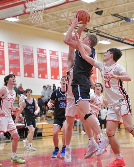 FrontierHoops's tweet image. Congratulations to Seniors Nate Errington &amp;amp; Matt LaRusch on being named 1st team 🏀 ECIC Division 1 All Stars and Senior Kian Bennett on being named ECIC Division 1 🏀 Honorable Mention.