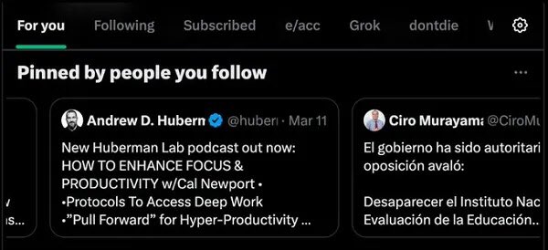 X is currently working on a new display which would ensure that your followers are shown your pinned posts in the app, via a new, dedicated breakout display in-stream.
#X #bbtvi
