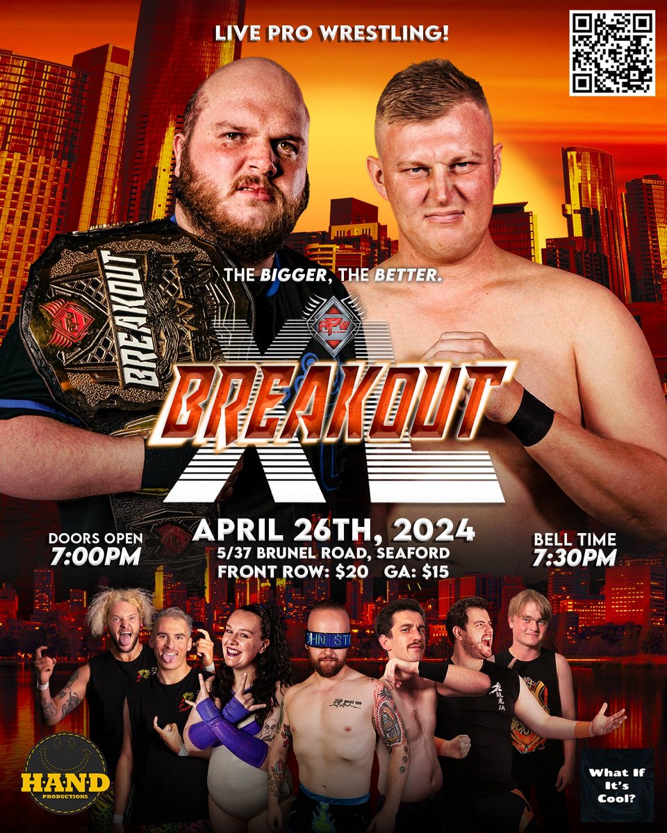 AdrenalinePW's tweet photo. After an epic #APWNB3 last night!
All eyes are on the future of Adrenaline Pro Wrestling. Friday April 26th, we present APW Breakout XL!
Tickets are now available for what is going to be an unforgettable night of action
ποΈ https://t.co/gSHplNHa71
#APWBreakoutXL https://t.co/qhoKno5bvu