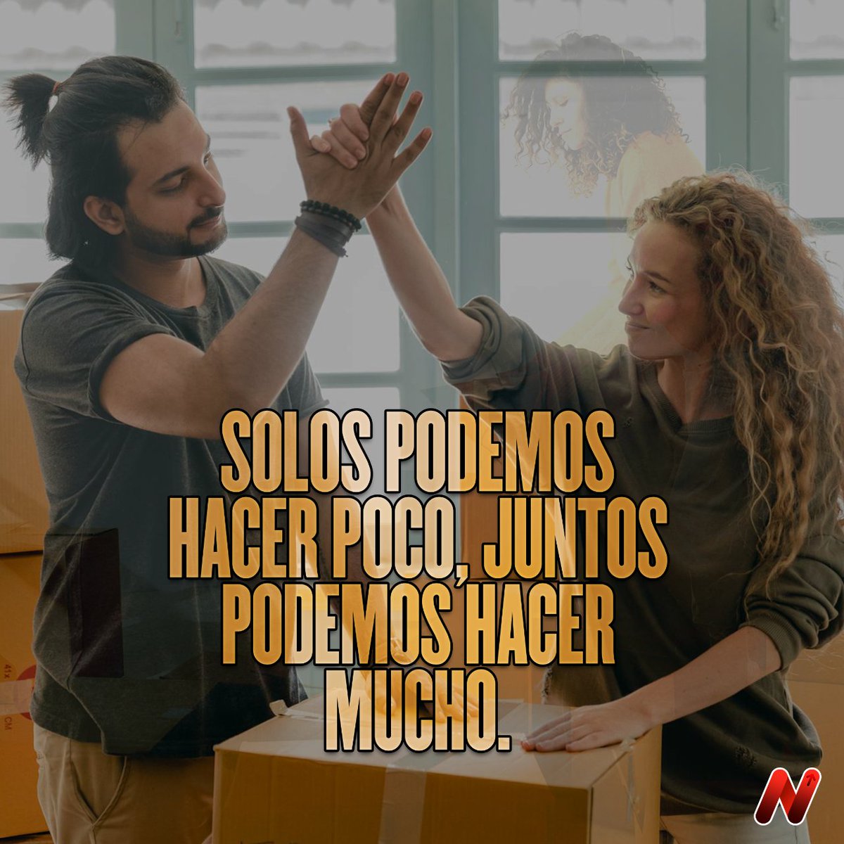 Solos podemos hacer poco, juntos podemos hacer mucho. #negociostart #frasesmotivadoras #desarrollopersonal #equipo #motivacion