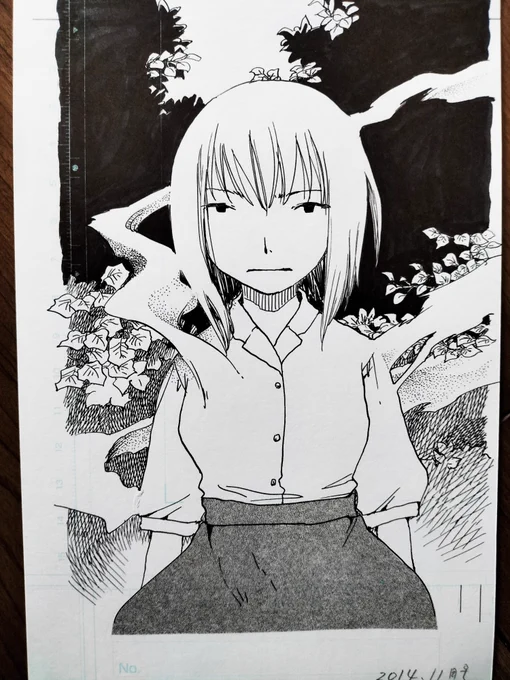展開が重いかなというとき、カットを明るめに描いたりしたこともあったような……? 
