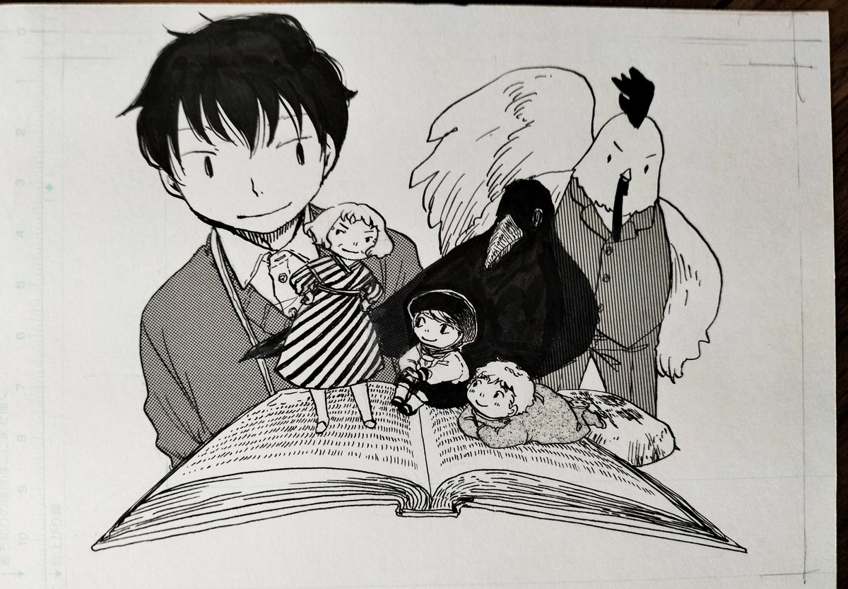 展開が重いかなというとき、カットを明るめに描いたりしたこともあったような……? 