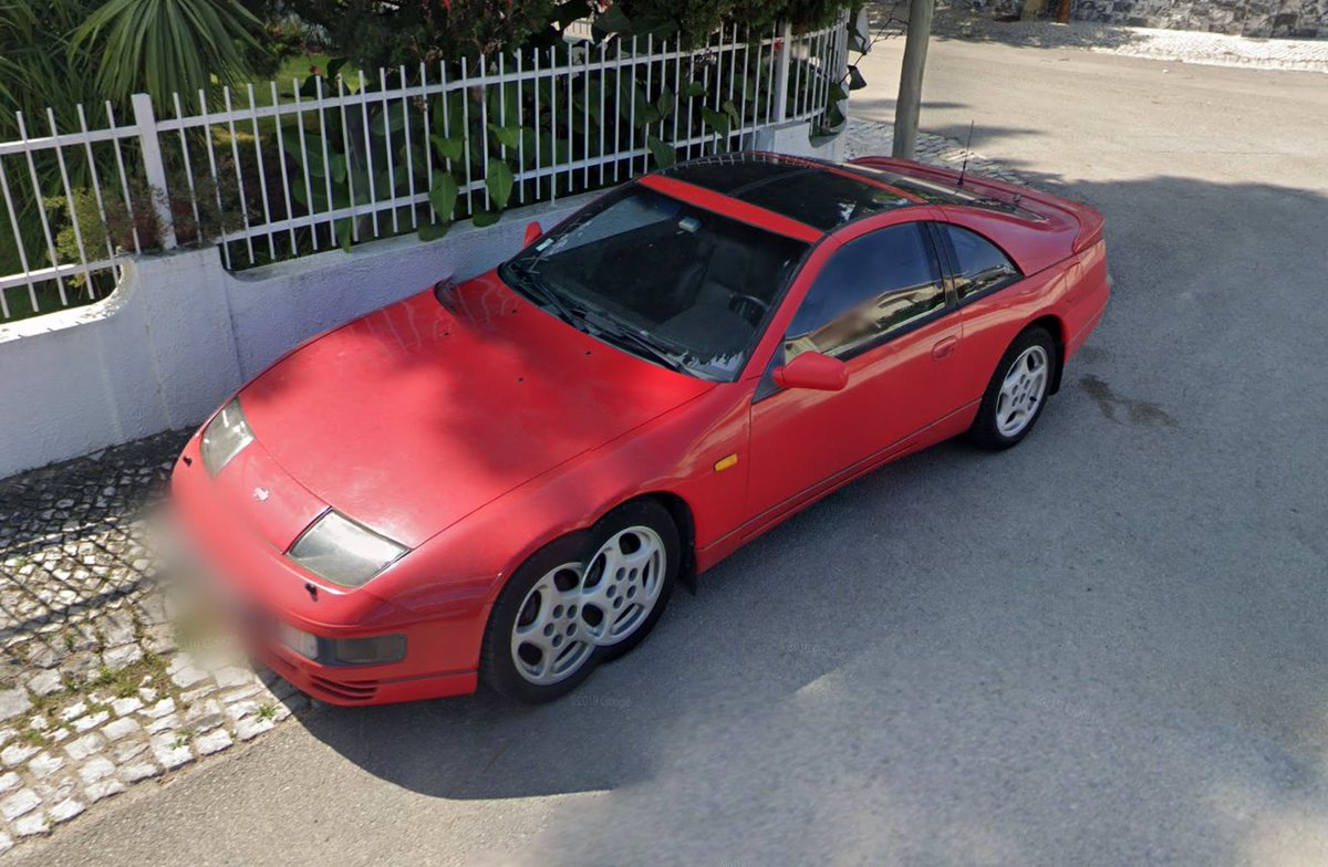 Cars_SV's tweet photo. Have you ever seen a six-wheeled Nissan 300ZX? Me neither, but sometimes Google Maps image stitching provides some gems

This example in Portugal seems to be in fairly nice stock condition

#SV_JDM https://t.co/J5ERhP1ZYE