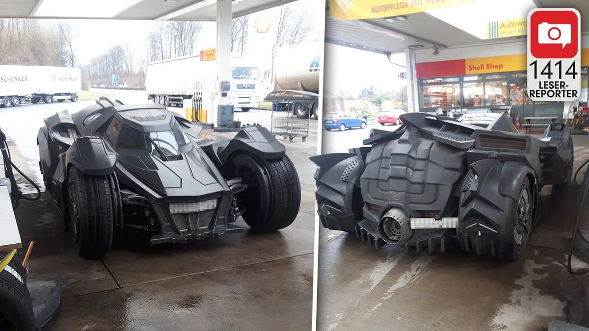 BeachFagsDead's tweet photo. ++++ EILMELDUNG ++++
Das Batmobil wurde in Kiel beim tanken gesichtet https://t.co/lEfgfZLlvN