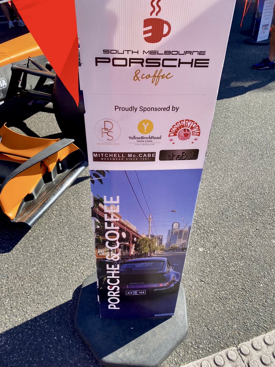 phitchener9's tweet photo. Fast car anyone? #southmelbourne #coffeeandporsche #pedaltothemetal #4onthefloor #3onthetree #sundayfunday https://t.co/YcIlQkjSBN