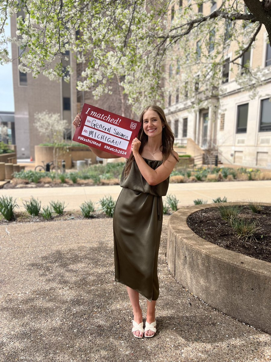 Ashley Huggins, MD (@ashleyehuggins) on Twitter photo Absolutely THRILLED to have matched in General Surgery at the University of Michigan!!! Cannot wait to join the team 🥳 <a href="/UMichSurgery/">Michigan Surgery</a> <a href="/jdimick1/">Justin B. Dimick</a> #goblue #match2024 #GenSurgMatch2024 Absolutely THRILLED to have matched in General Surgery at the University of Michigan!!! Cannot wait to join the team 🥳 <a href="/UMichSurgery/">Michigan Surgery</a> <a href="/jdimick1/">Justin B. Dimick</a> #goblue #match2024 #GenSurgMatch2024