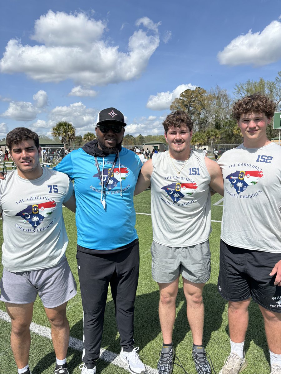 Our guys showed up and Competed today. Not many reps lost by the Warriors today! There are some playmakers on this team. This is just the beginning. #CHOP #WarriorMentality #WeAreWANDO