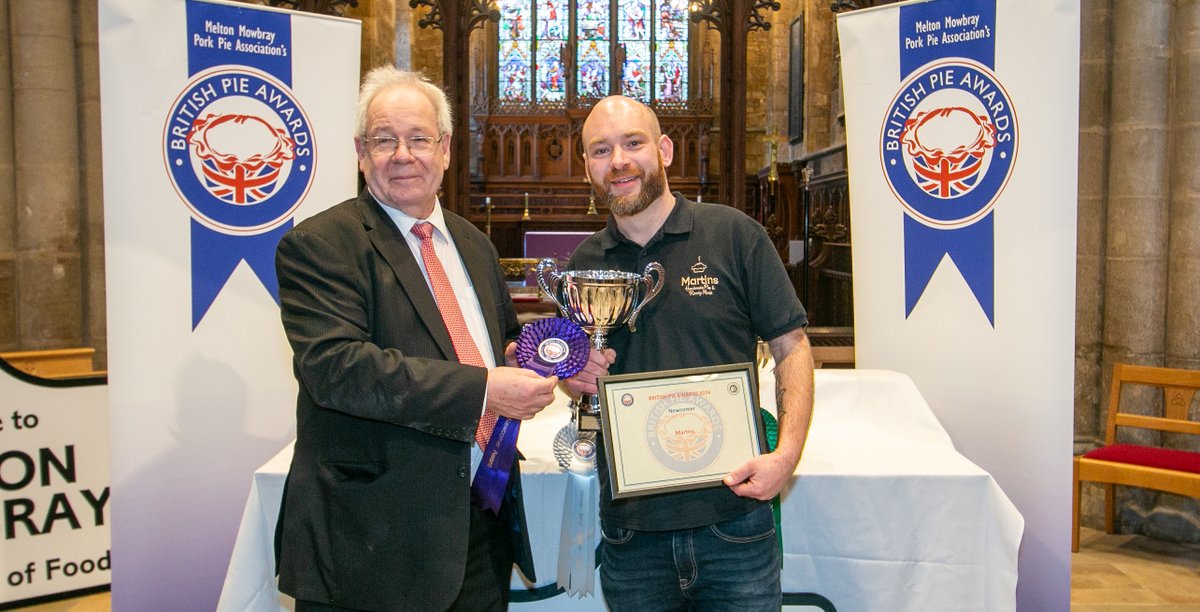 British Pie Awards (@britishpies) on Twitter photo Delighted that The Melton Mowbray Pork Pie Association <a href="/BritishPies/">British Pie Awards</a> sponsored the Newcomer Award in the recent British Pie Awards. The Class Winners were Martins of Whitchurch. Delighted that The Melton Mowbray Pork Pie Association <a href="/BritishPies/">British Pie Awards</a> sponsored the Newcomer Award in the recent British Pie Awards. The Class Winners were Martins of Whitchurch.