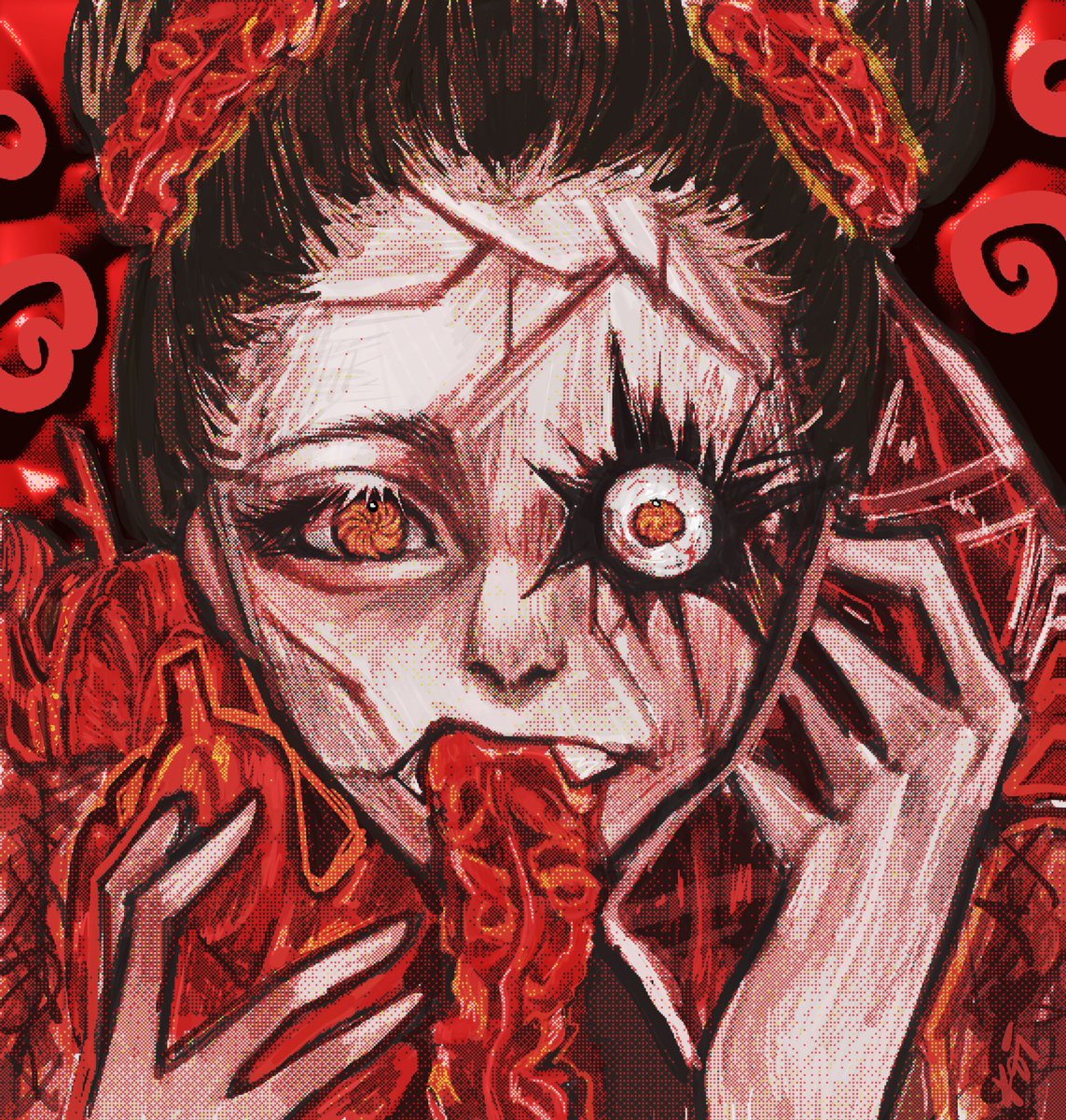 koiftcsh's tweet photo. better version #gore  #artists #ibispaint #ibisPaintX https://t.co/HtWWtGz3zE