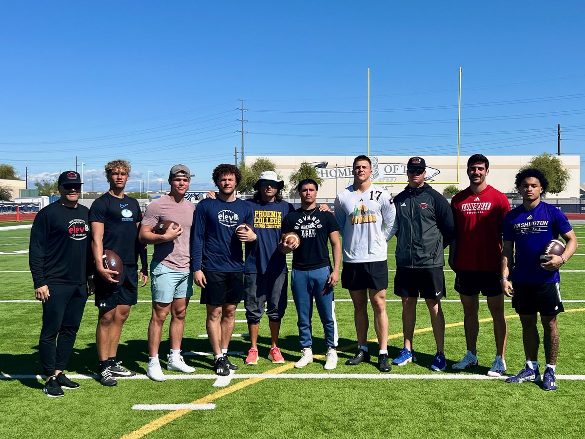 @Enoch_Watson1 @jackamer_3 @kai_millner @EvanSvobodaQB17 @GiordanHanks @_coachduck @Jackplummer13 @QBDwilliams1 we are truly blessed and grateful for the opportunity we have to work with all the guys @elev8academy @quarterbackmag