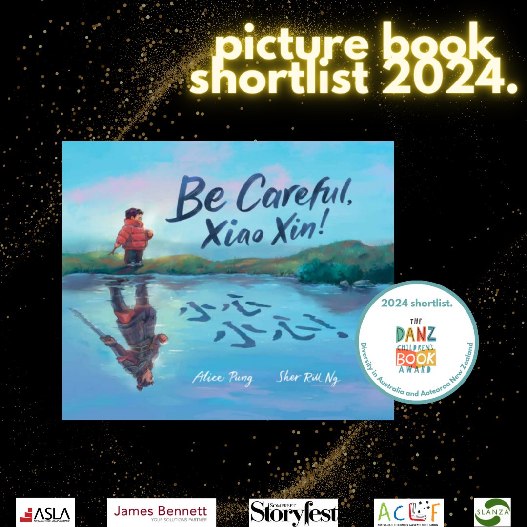 Picture book shortlist 2024

Be Careful, Xiao Xin!
Written by Alice Pung
Illustrated by Sher Rill Ng
Published by Working Title Press Au
ISBN: 9781922033932

DANZ WINNERS ANNOUNCED ON 27 MARCH 2024!